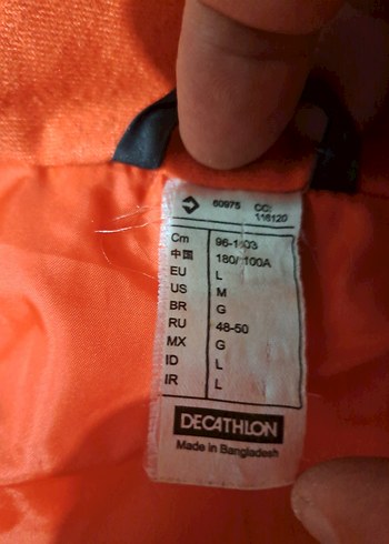 Decathlon L beden kapşonlu mont - Görsel 13