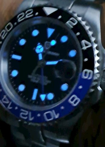 Mavi Kadranlı otomatik Erkek Saat - Görsel 7