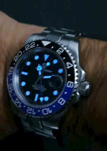 Mavi Kadranlı otomatik Erkek Saat - Görsel 8