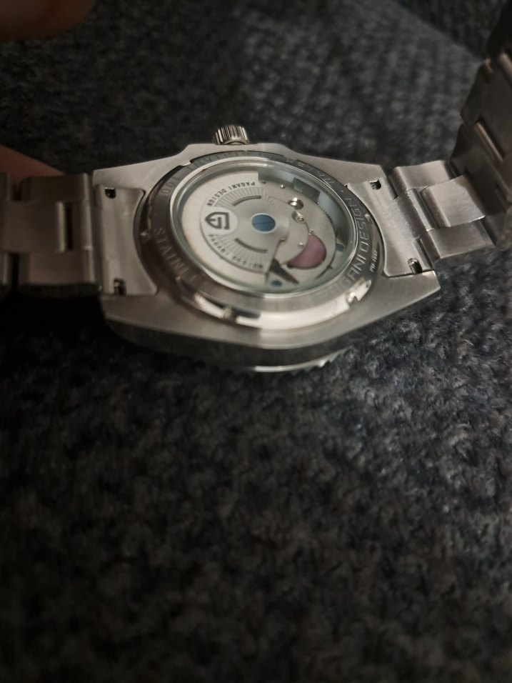 Mavi Kadranlı otomatik Erkek Saat - Görsel 4