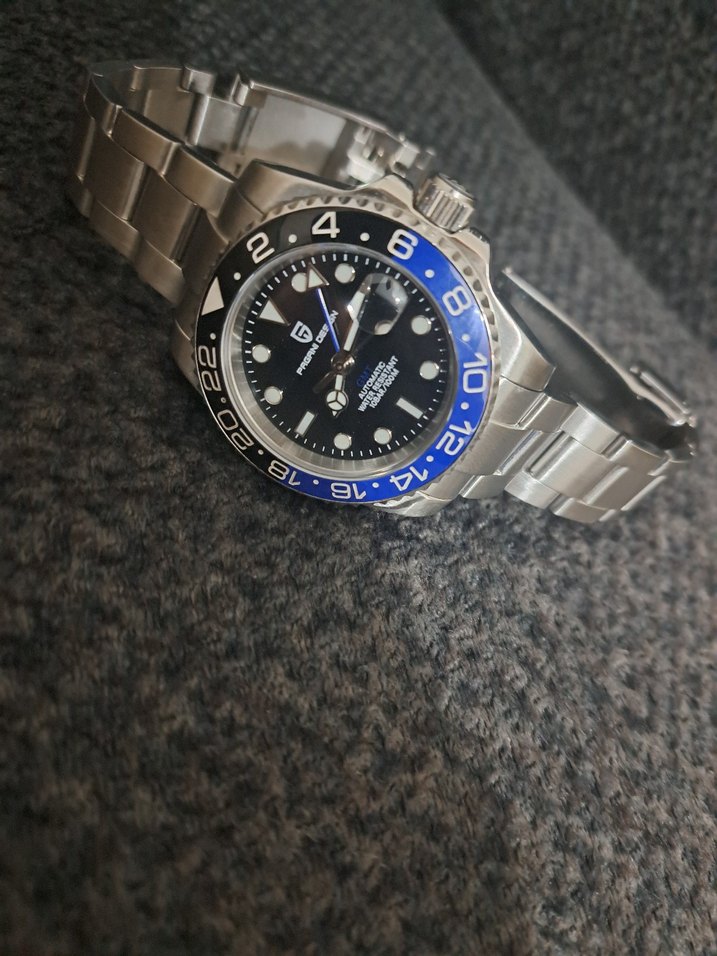 Mavi Kadranlı otomatik Erkek Saat - Görsel 5