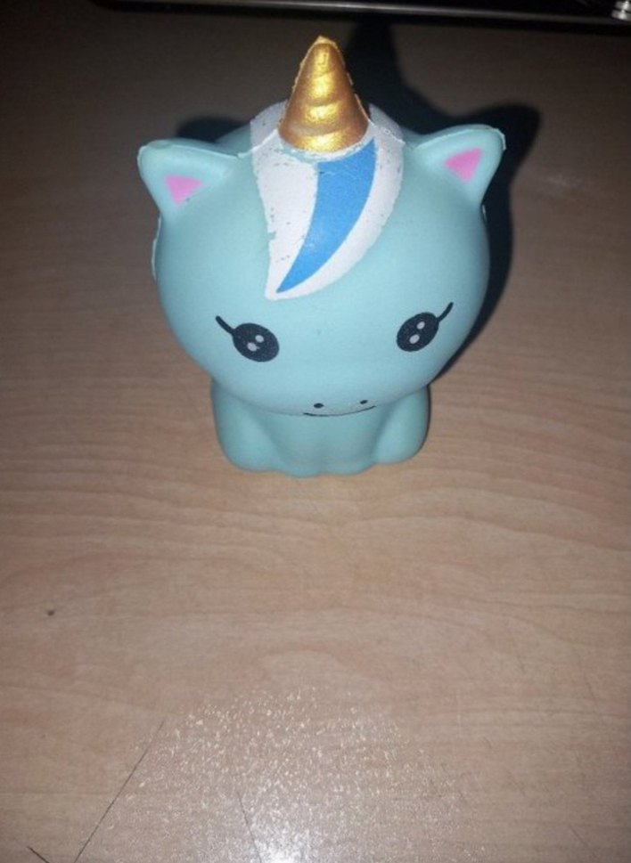 Turkuaz Unicorn Oyuncak Figür - Görsel 2