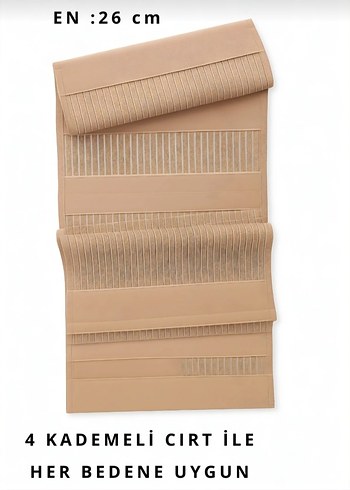 Bej Dikişsiz  Korse - Görsel 3