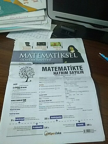 Matematik formülleri poster şekilde 