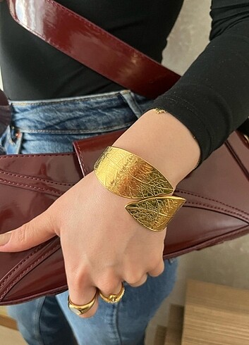 Diğer Çelik Vintage Kelepçe Bileklik