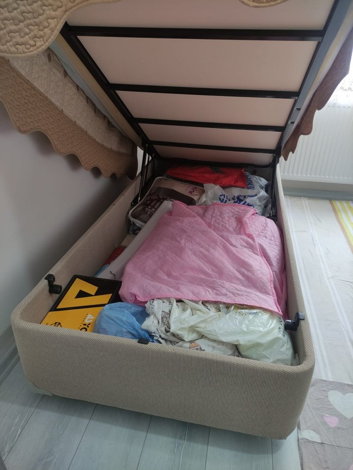 tek kişilik baza başlık yatak Elazığdan - Görsel 2