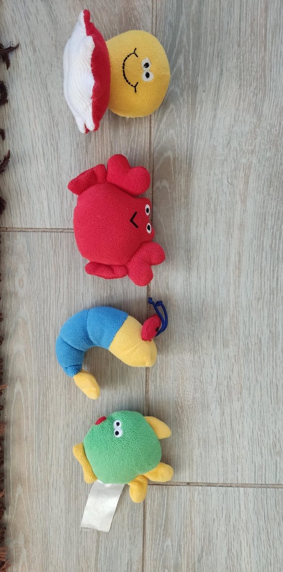 Renkli Peluş Boy Ölçer ve Oyuncak Seti - Görsel 4