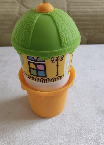 Renkli Çocuk slikon kapaklı bardak - Eco Life - Görsel 5