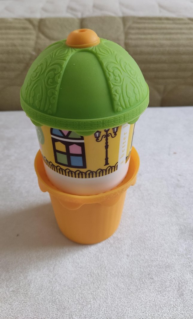 Renkli Çocuk slikon kapaklı bardak - Eco Life - Görsel 5