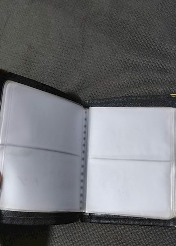 Köşeleri Metal Detaylı Siyah kartvizitlik 15×10 cm - Görsel 2