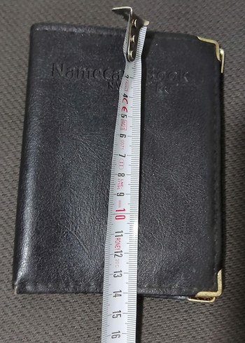 Köşeleri Metal Detaylı Siyah kartvizitlik 15×10 cm - Görsel 6