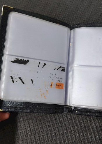 Köşeleri Metal Detaylı Siyah kartvizitlik 15×10 cm - Görsel 5