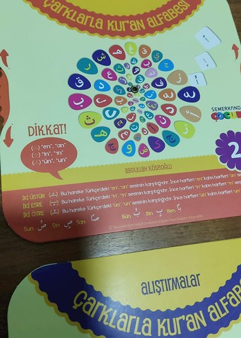 Çarklarla Kur'an Alfabesi Eğitici Oyuncak - Görsel 5