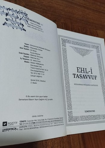 Ehl-i Tasavvuf Kitabı - Muhammed Mübarek El Hüseyni - Görsel 8