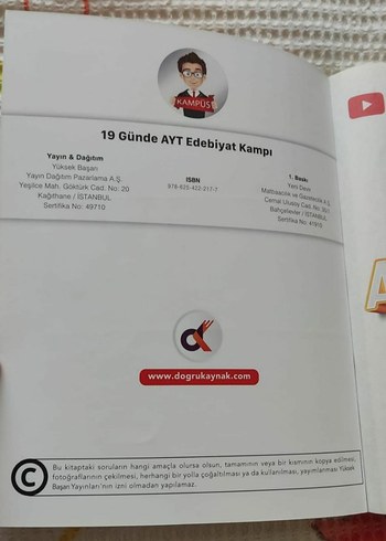 Beden Renk tonguç 19 Günde AYT Edebiyat Kampı Video Ders Notları