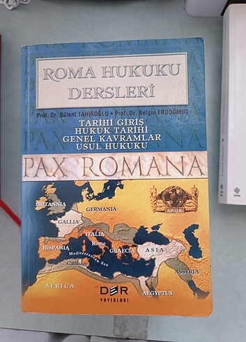 Bülent Tahiroğlu Roma hukuku dersleri pax romana