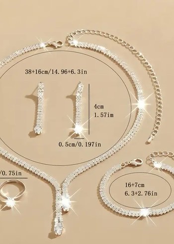 Accessorize Beyaz Simli Yılan Desenli Kadın Takı Seti