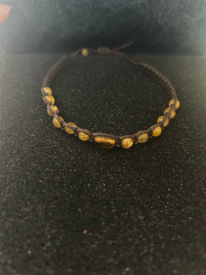 Orijinal Damla kehribar bileklik - Görsel 2