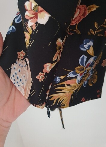 Zara süper crop bluz