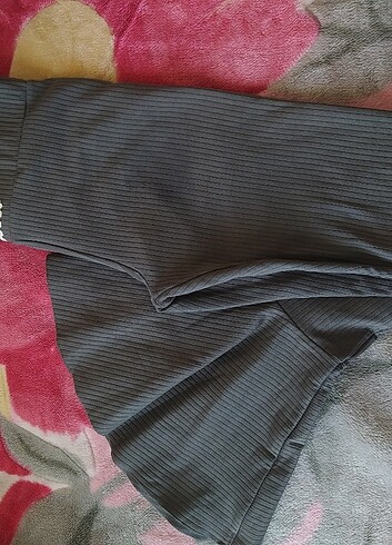 Kız çocuk volan paça tayt  - Görsel 3