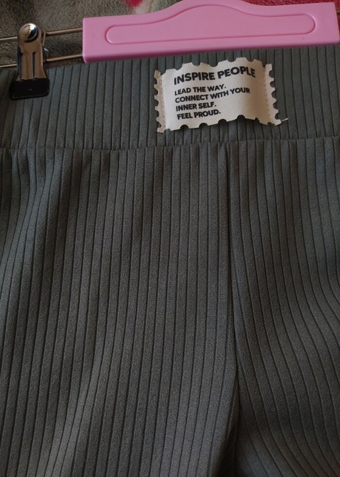 Kız çocuk volan paça tayt  - Görsel 4