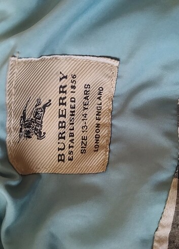 Burberry çocuk mont yagmurluk  - Görsel 5