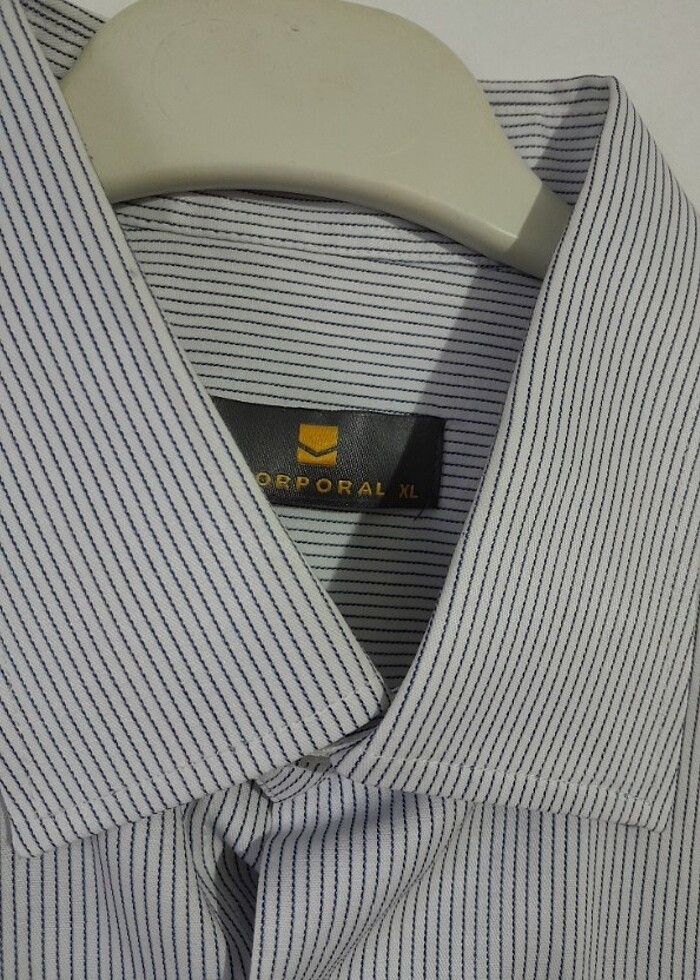 Erkek çizgili gömlek tshirt  - Görsel 2