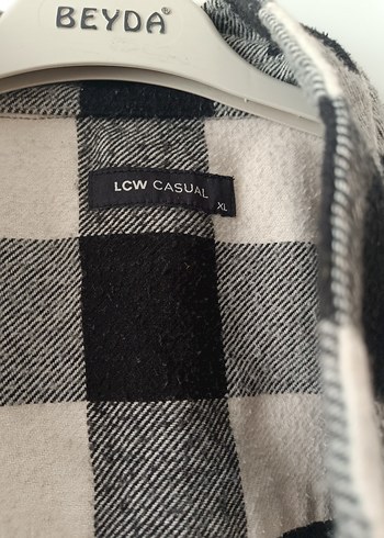 Gri Kareli Uzun Kollu Gömlek - Görsel 5