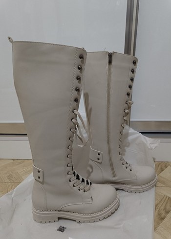 Topuklu Kadın Çizme uzun - Görsel 3