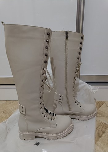 Topuklu Kadın Çizme uzun - Görsel 2