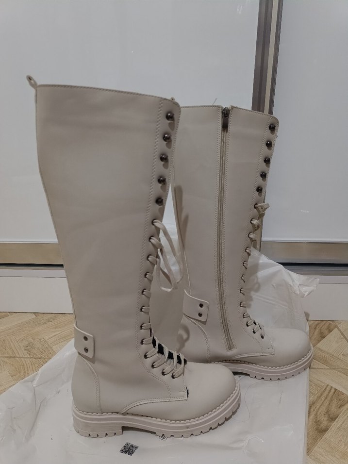 Topuklu Kadın Çizme uzun - Görsel 4