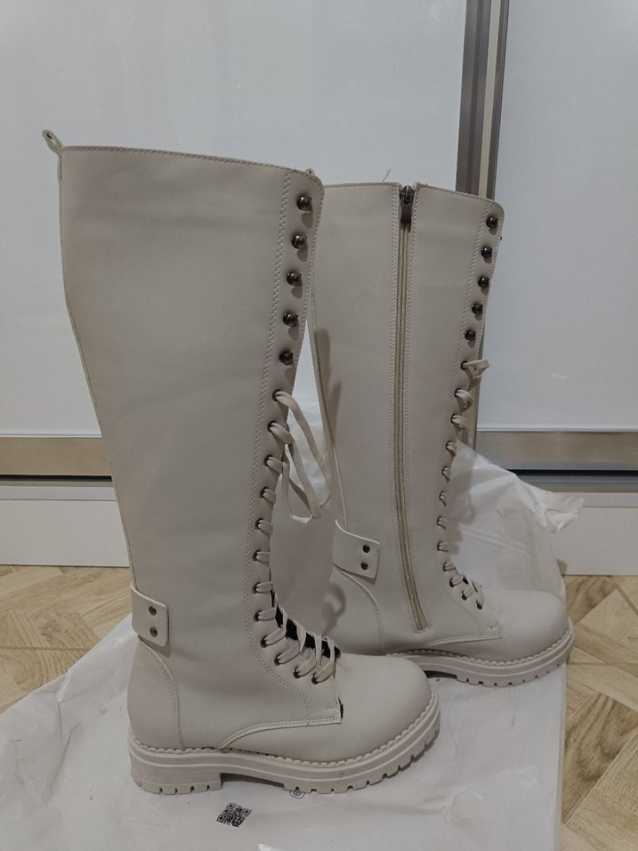 Topuklu Kadın Çizme uzun - Görsel 3