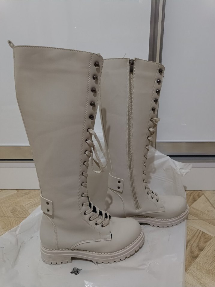 Topuklu Kadın Çizme uzun - Görsel 2