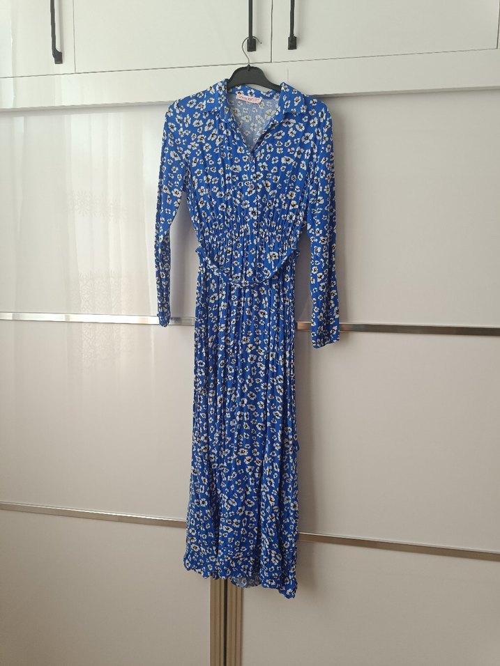 Mavi Uzun Elbise - Görsel 2