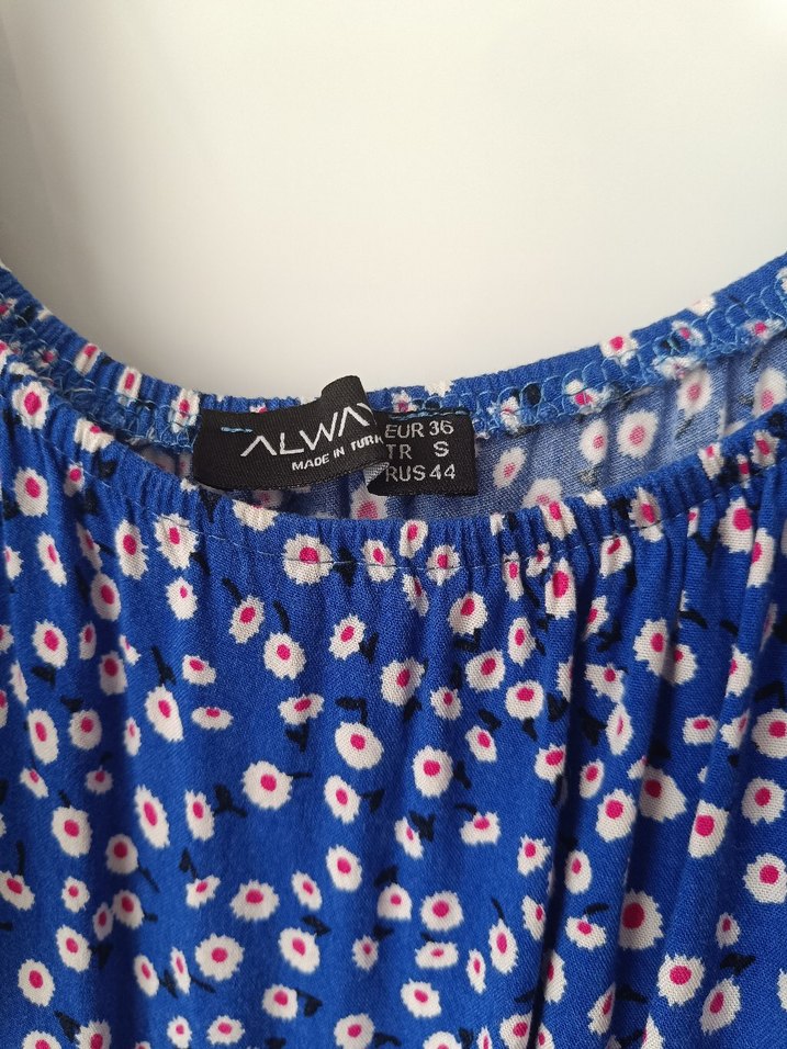 Mavi Bohem Uzun Salaş Elbise - Görsel 3