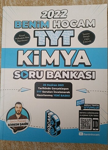 Tyt Kimya Benim Hocam Soru Bankası 