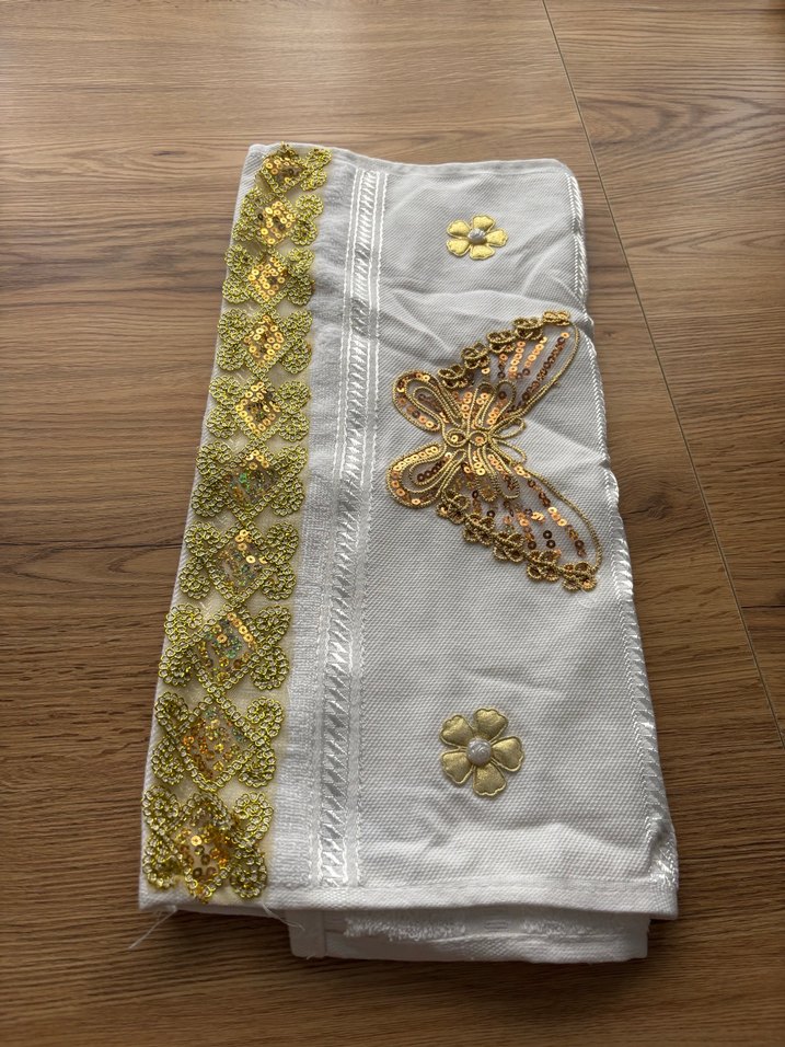 Klasik Desenli El Yapımı Amerikan Servis Seti - Görsel 5