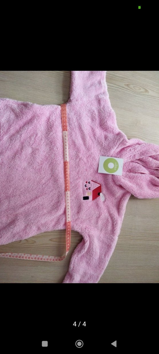 Kız Çocuk Pembe Kapüşonlu Sweatshirt - Görsel 2