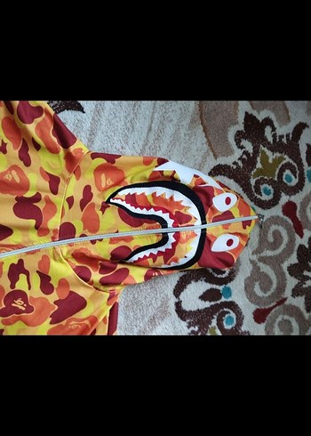 Renkli Baskılı Kapüşonlu Kadın Ceket - Görsel 3