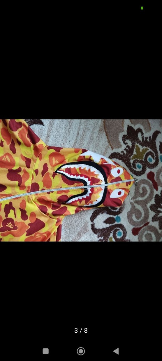 Renkli Baskılı Kapüşonlu Kadın Ceket - Görsel 3