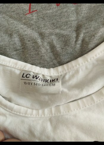 Gri Baskılı Uzun Kollu Kız Tişörtü - Görsel 4