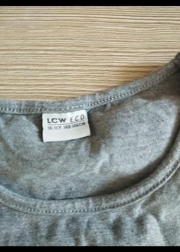 Gri Baskılı Uzun Kollu Kız Tişörtü - Görsel 3