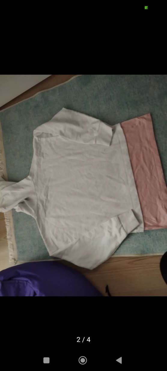 Kızlar için Kapüşonlu, Uzun Kollu Sweatshirt - Görsel 2