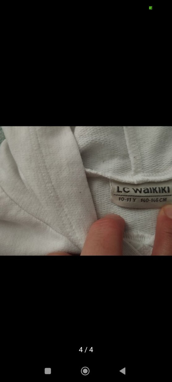 Kızlar için Kapüşonlu, Uzun Kollu Sweatshirt - Görsel 4