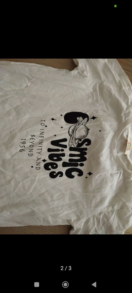 Kız Çocuk Beyaz Uzun Kollu Pamuklu Tişört - Görsel 2