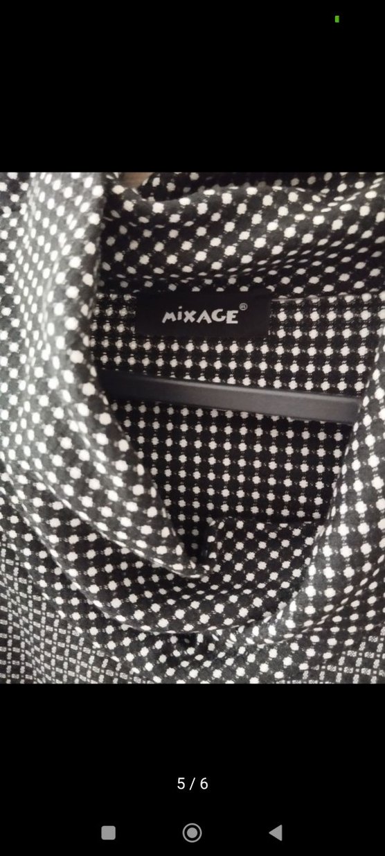 Gri V Yakalı Salaş Midi Elbise - Görsel 5