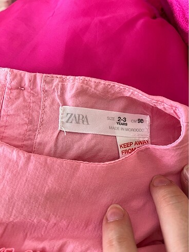 24-36 Ay Beden pembe Renk Zara elbise