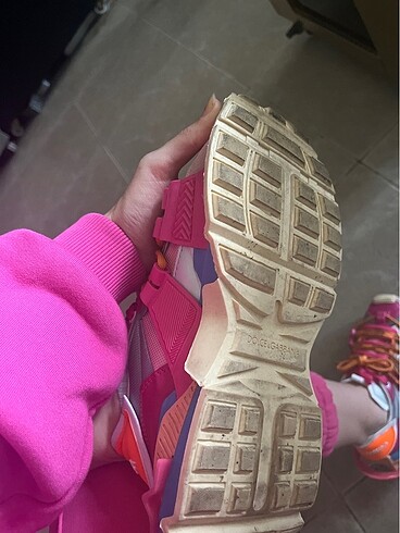 38 Beden Renkli spor ayakkabı