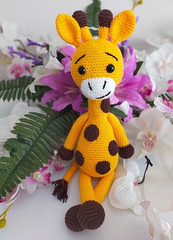 Amigurumi zürafa oyuncak 