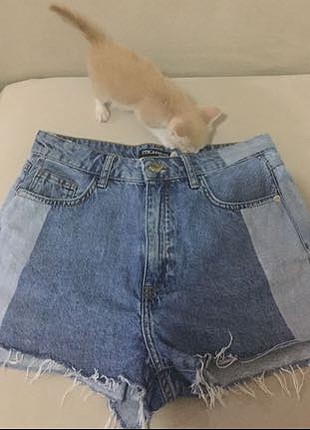 m Beden mavi Renk Vintage kot şort